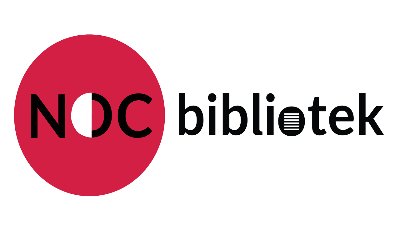 Logo Nocy bibliotek. W czerwonym kole napis noc dalej po lewej stronie na białym tle słowo bibliotek.